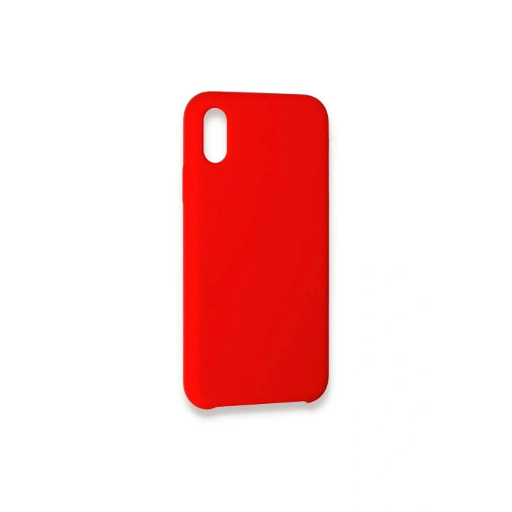 Mey İthalat®  iPhone X Kılıf Lansman Legant Silikon - Kırmızı