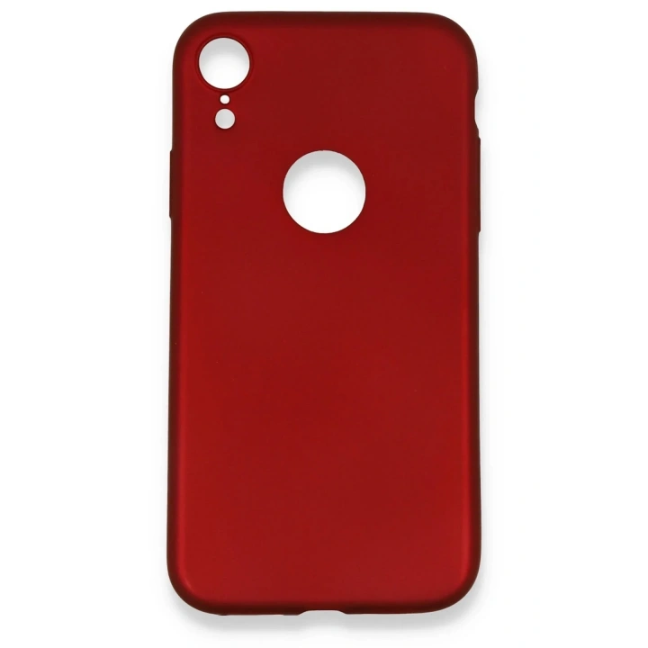 Mey İthalat®  iPhone XR Kılıf First Silikon - Bordo