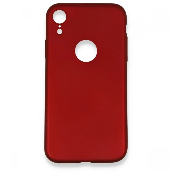 Mey İthalat®  iPhone XR Kılıf First Silikon - Bordo