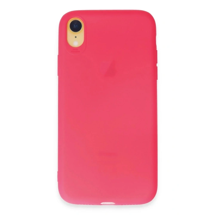 Mey İthalat®  iPhone XR Kılıf First Silikon - Pembe