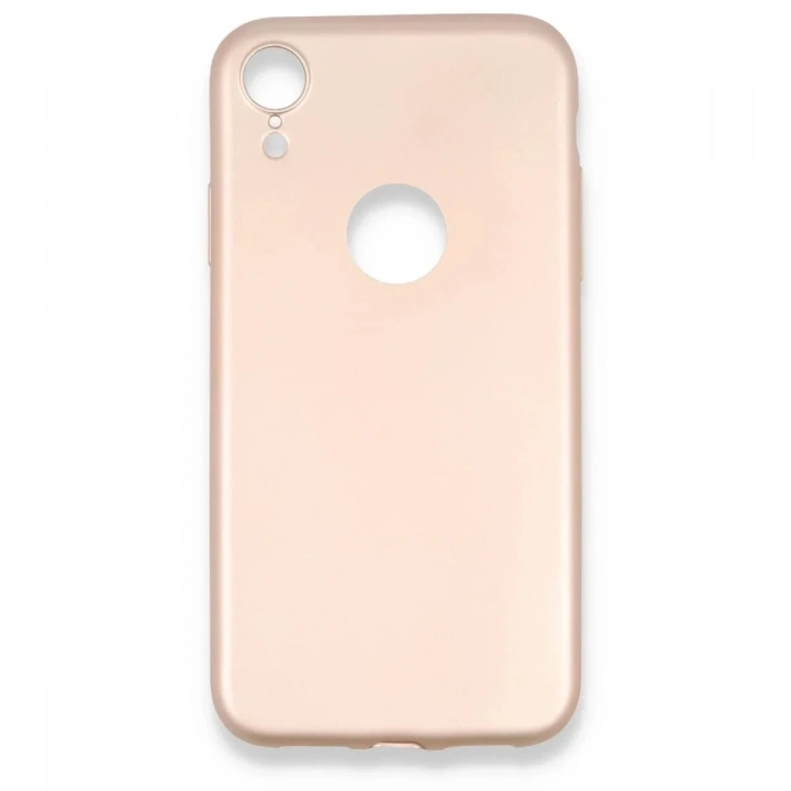 Mey İthalat®  iPhone XR Kılıf First Silikon - Rose Gold