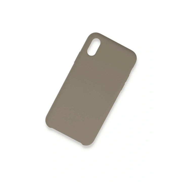 Mey İthalat®  iPhone XS Max Kılıf Lansman Legant Silikon - Bej