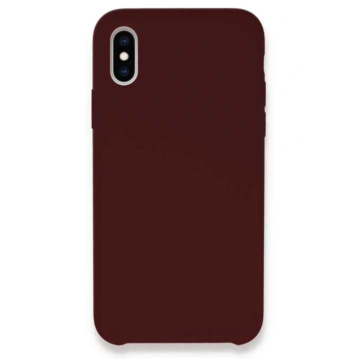 Mey İthalat®  iPhone XS Max Kılıf Lansman Legant Silikon - Bordo