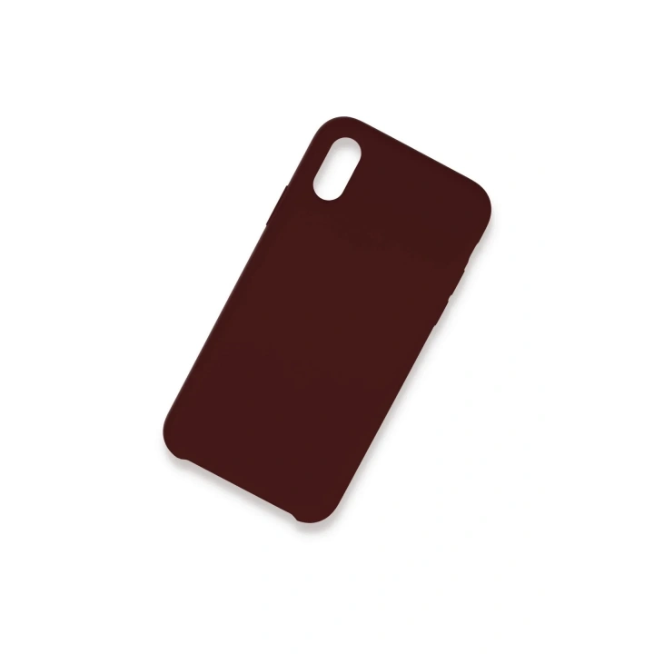 Mey İthalat®  iPhone XS Max Kılıf Lansman Legant Silikon - Bordo