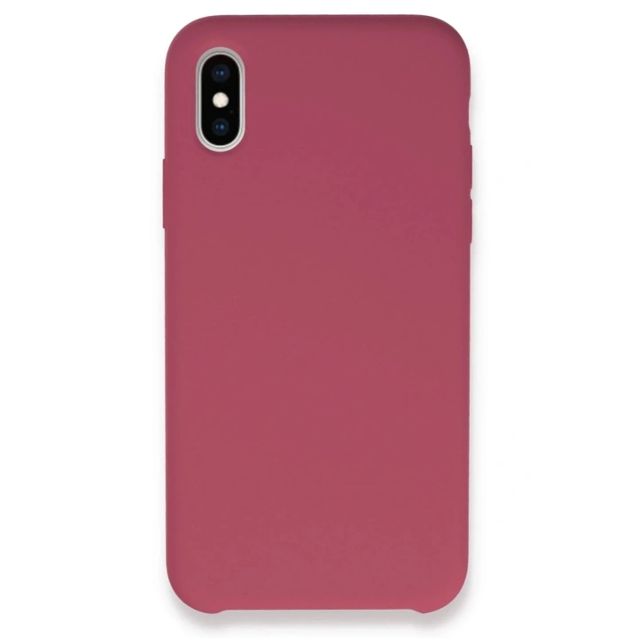 Mey İthalat®  iPhone XS Max Kılıf Lansman Legant Silikon - Fuşya
