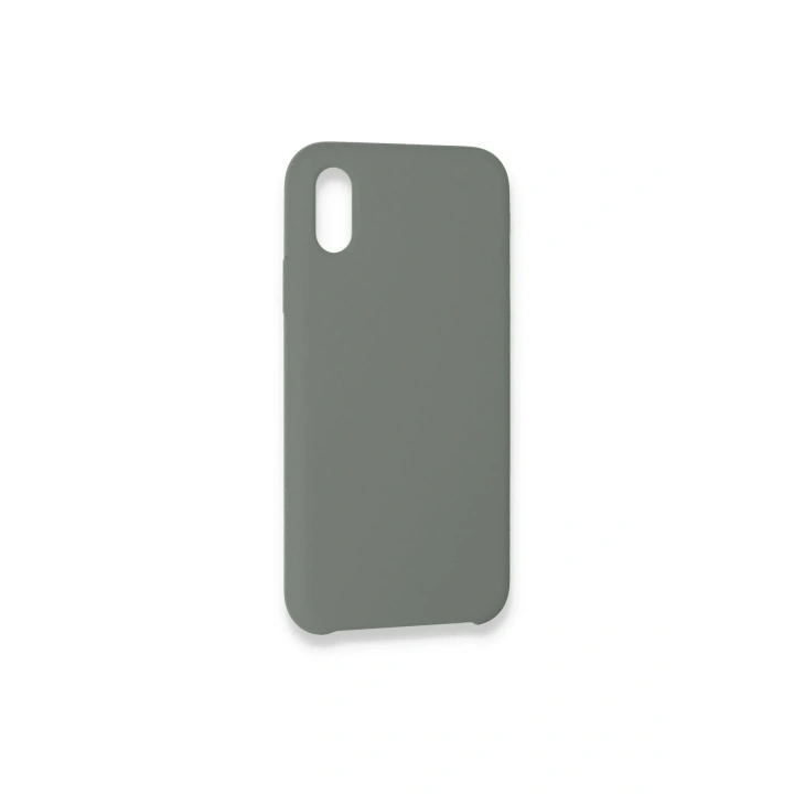 Mey İthalat®  iPhone XS Max Kılıf Lansman Legant Silikon - Gri