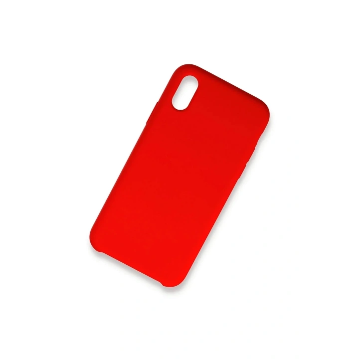 Mey İthalat®  iPhone XS Max Kılıf Lansman Legant Silikon - Kırmızı