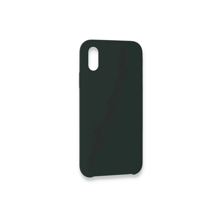 Mey İthalat®  iPhone XS Max Kılıf Lansman Legant Silikon - Koyu Yeşil