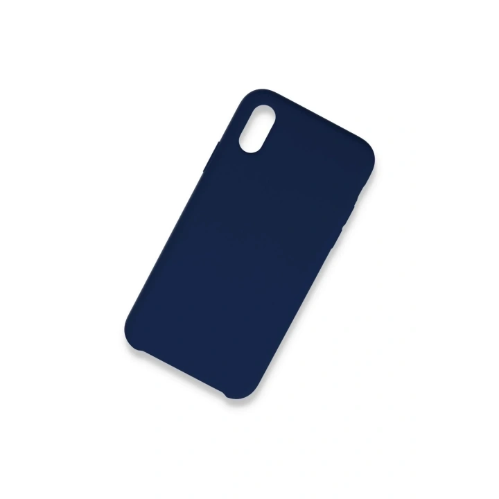 Mey İthalat®  iPhone XS Max Kılıf Lansman Legant Silikon - Lacivert