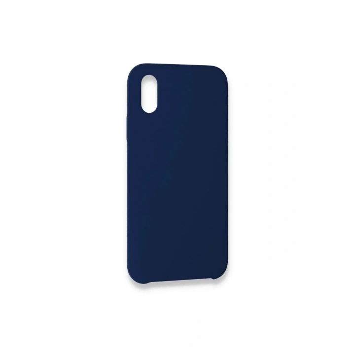 Mey İthalat®  iPhone XS Max Kılıf Lansman Legant Silikon - Lacivert
