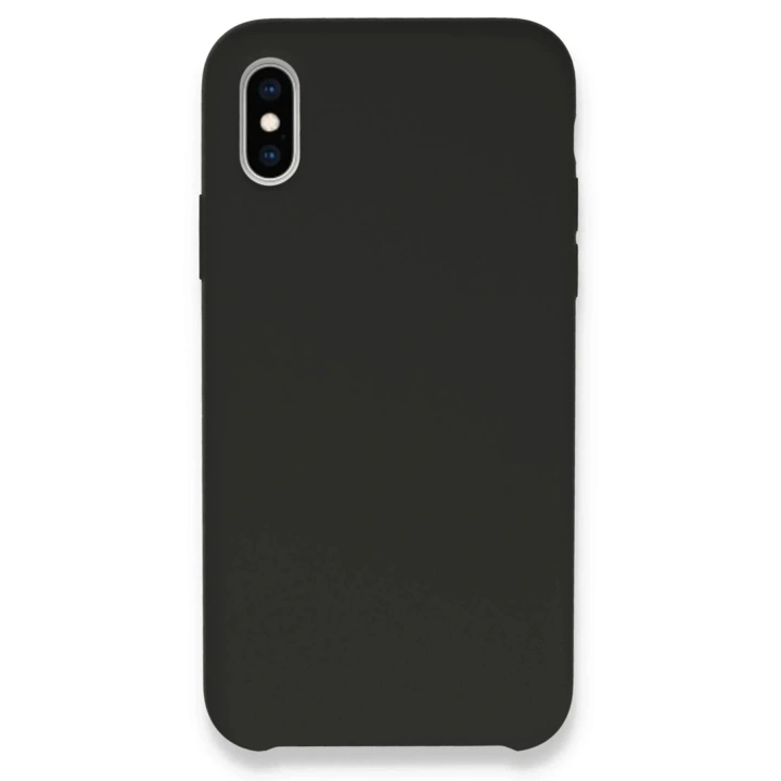 Mey İthalat®  iPhone XS Max Kılıf Lansman Legant Silikon - Siyah