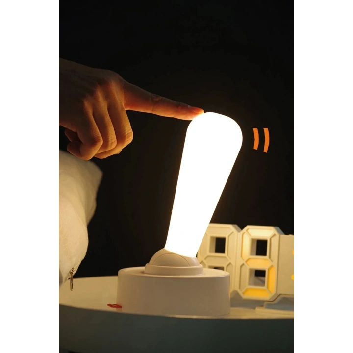 Mey İthalat®  JP-1003 Dekoratif Gece Lambası - Beyaz