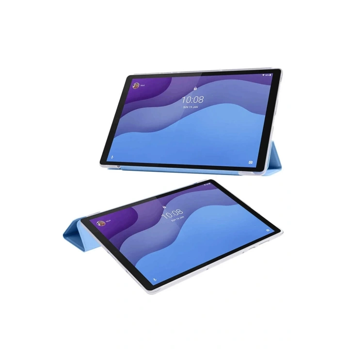 Mey İthalat®  Lenovo M10 HD X306F Kılıf Tablet Smart Kılıf - Mavi