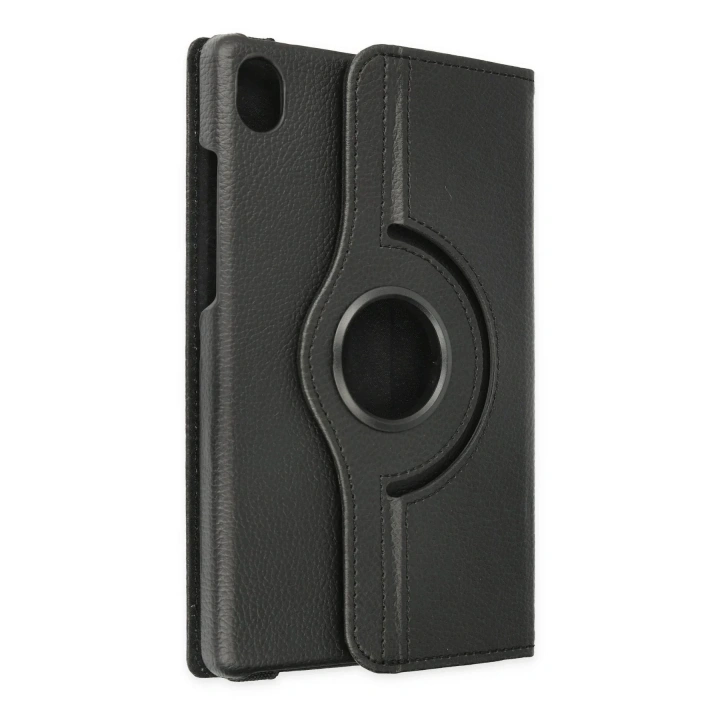 Mey İthalat®  Lenovo Tab M8 Kılıf 360 Tablet Deri Kılıf - Siyah