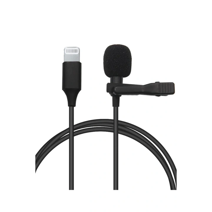 Mey İthalat®  Lightning 2 Metre Double Mikrofon - Siyah