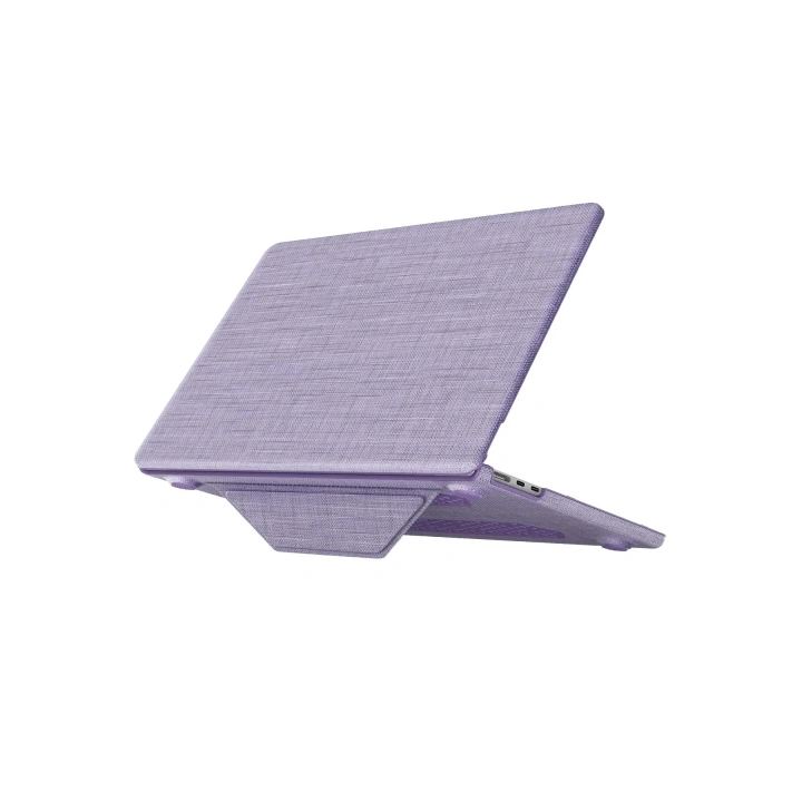 Mey İthalat®  Macbook Air 15 2023 Macbook Kumaş Kapak - Mor