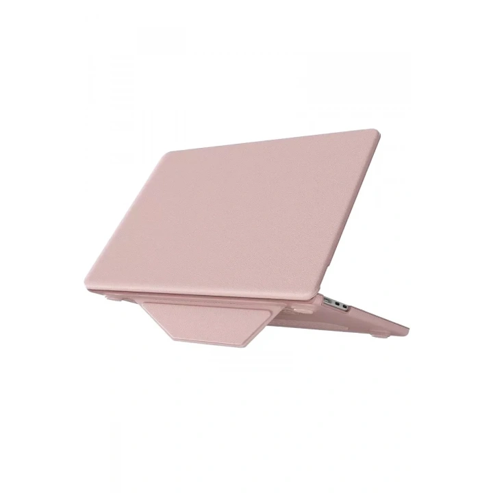Mey İthalat®  Macbook Air 15 2024 Macbook Deri Kapak - Pembe