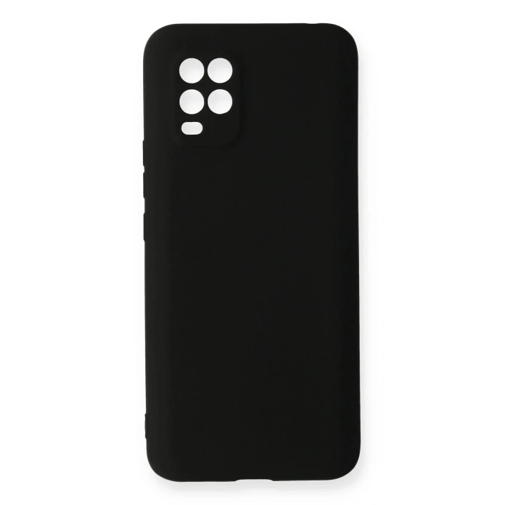 Mey İthalat®   Mi 10 Lite Kılıf First Silikon - Siyah