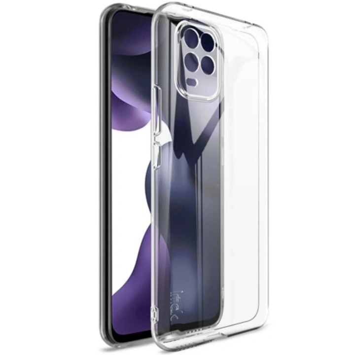 Mey İthalat®   Mi 10 Lite Kılıf Lüx Şeffaf Silikon - Şeffaf