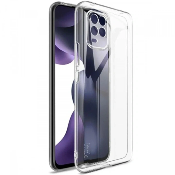Mey İthalat®   Mi 10 Lite Kılıf Lüx Şeffaf Silikon - Şeffaf