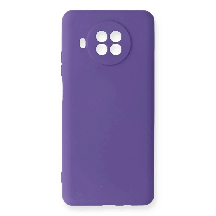 Mey İthalat®   Mi 10T Lite Kılıf Nano içi Kadife Silikon - Mor