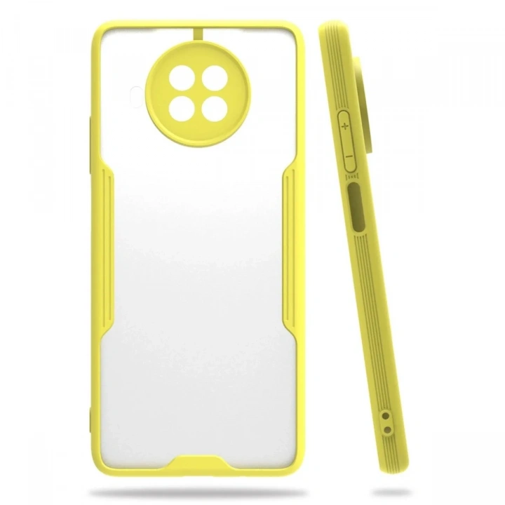 Mey İthalat®   Mi 10T Lite Kılıf Platin Silikon - Sarı