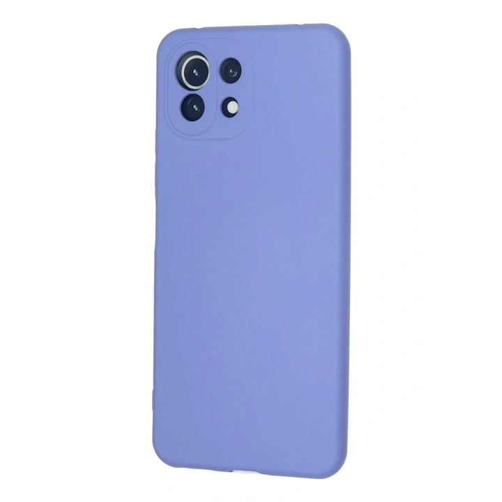 Mey İthalat®   Mİ 11 Lite Kılıf Nano içi Kadife Silikon - Lila