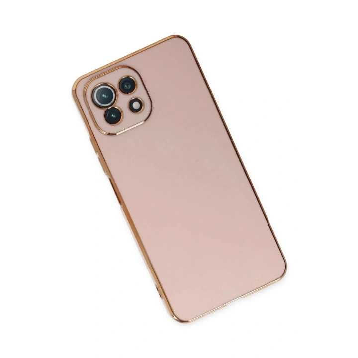 Mey İthalat®   Mİ 11 Lite Kılıf Volet Silikon - Pembe