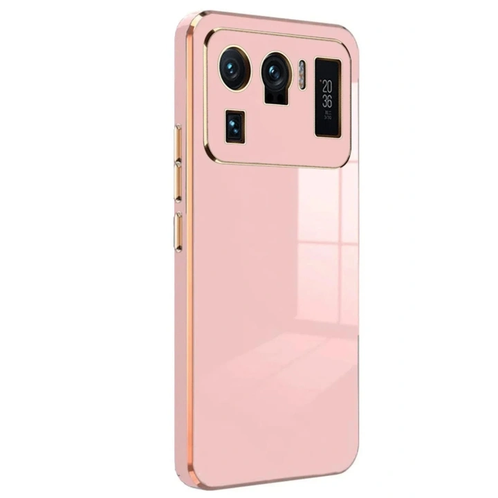 Mey İthalat®   Mi 11 Ultra Kılıf Volet Silikon - Pembe