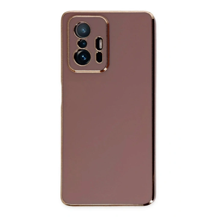 Mey İthalat®   Mi 11T Pro Kılıf Volet Silikon - Kırmızı