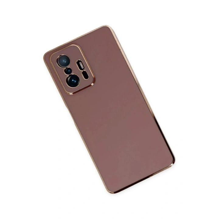 Mey İthalat®   Mi 11T Pro Kılıf Volet Silikon - Kırmızı