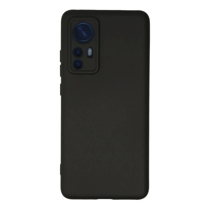 Mey İthalat®   Mi 12 Kılıf Nano içi Kadife Silikon - Siyah