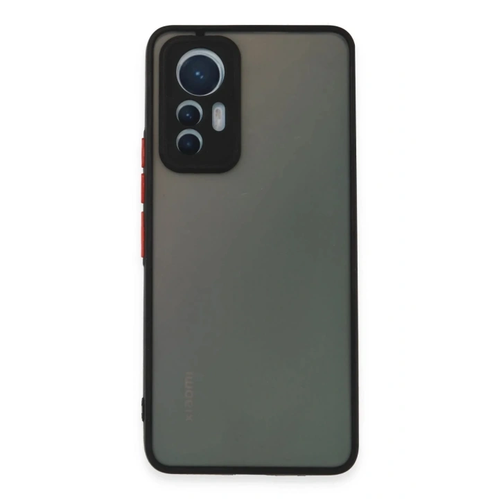 Mey İthalat®   Mi 12 Lite Kılıf Montreal Silikon Kapak - Siyah