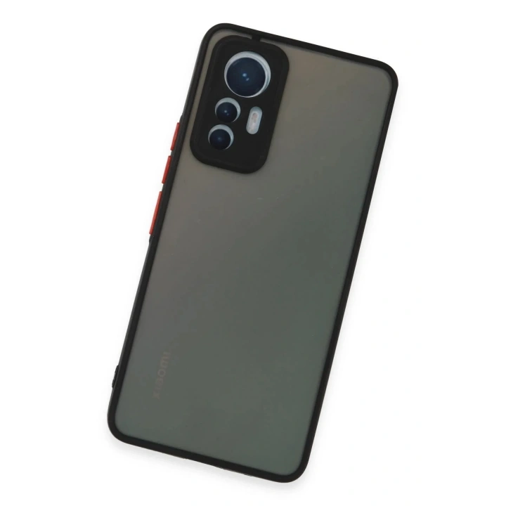 Mey İthalat®   Mi 12 Lite Kılıf Montreal Silikon Kapak - Siyah