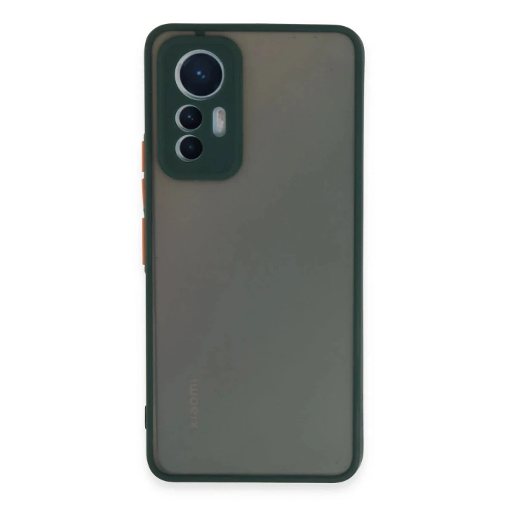 Mey İthalat®   Mi 12 Lite Kılıf Montreal Silikon Kapak - Yeşil