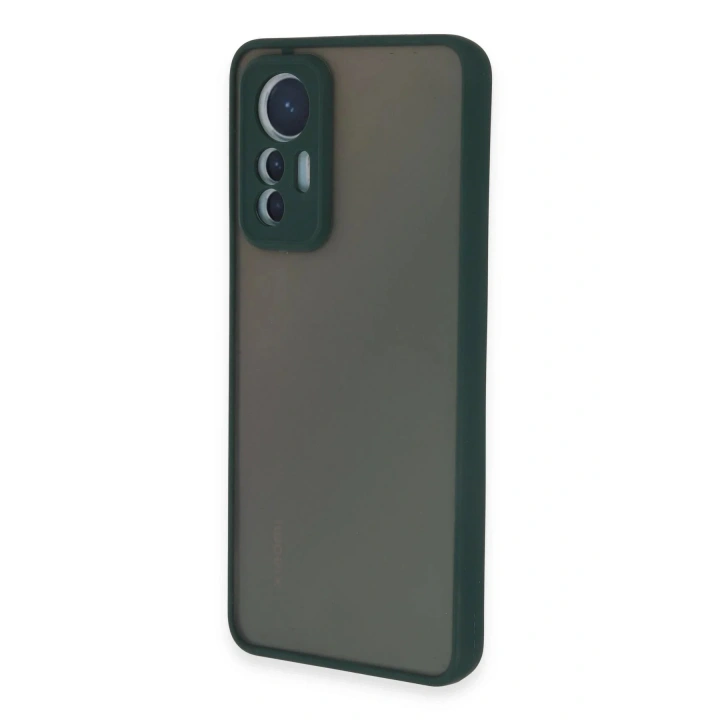 Mey İthalat®   Mi 12 Lite Kılıf Montreal Silikon Kapak - Yeşil