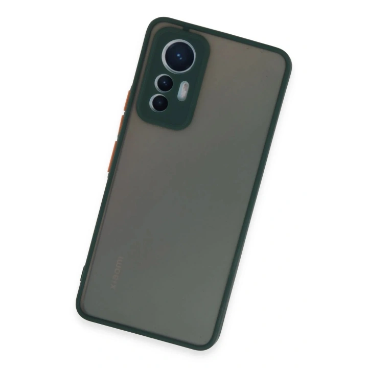 Mey İthalat®   Mi 12 Lite Kılıf Montreal Silikon Kapak - Yeşil