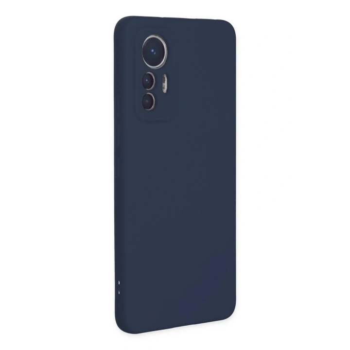 Mey İthalat®   Mi 12 Lite Kılıf Nano içi Kadife Silikon - Lacivert