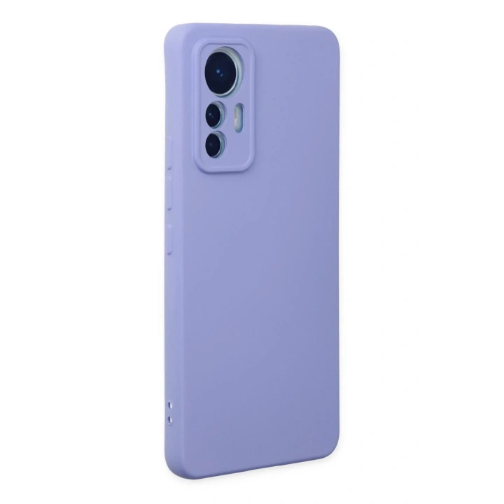 Mey İthalat®   Mi 12 Lite Kılıf Nano içi Kadife Silikon - Lila