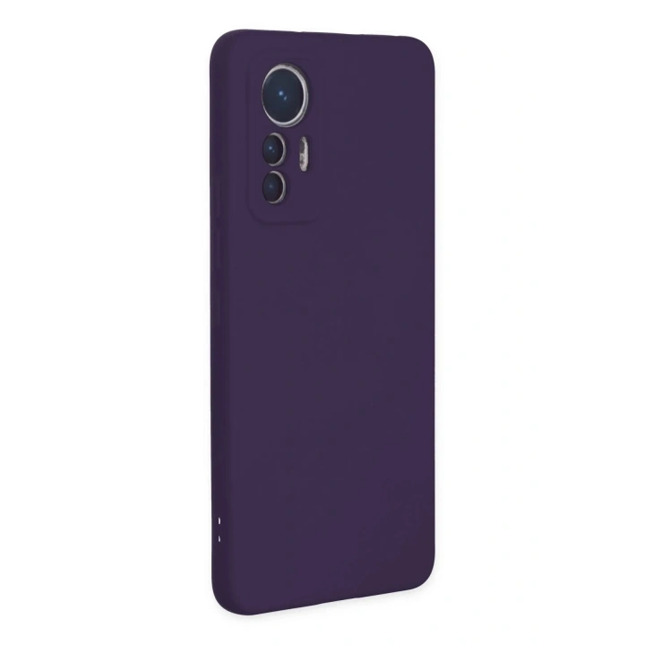 Mey İthalat®   Mi 12 Lite Kılıf Nano içi Kadife Silikon - Mor