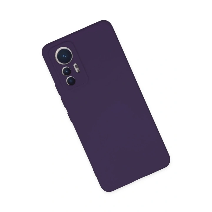 Mey İthalat®   Mi 12 Lite Kılıf Nano içi Kadife Silikon - Mor
