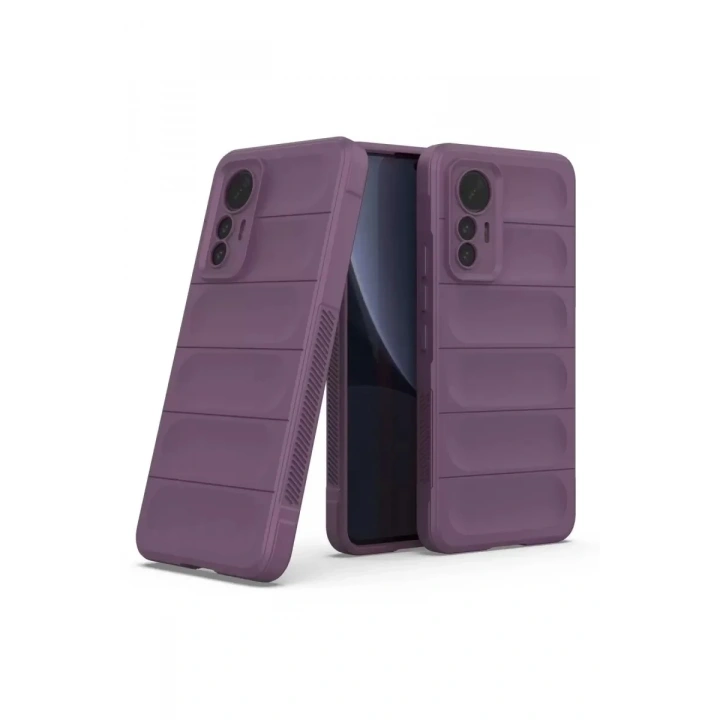 Mey İthalat®   Mi 12 Lite Kılıf Optimum Silikon - Mor