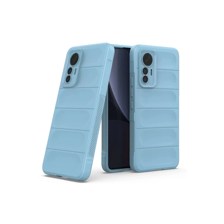Mey İthalat®   Mi 12 Lite Kılıf Optimum Silikon - Sky Blue