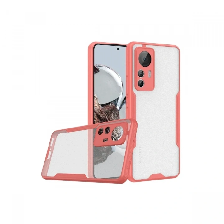 Mey İthalat®   Mi 12T Kılıf Platin Silikon - Pembe