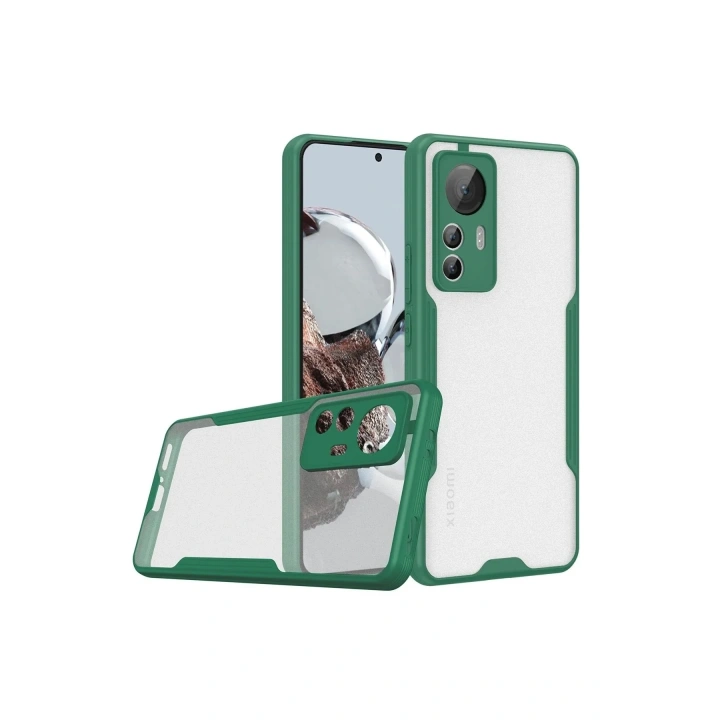 Mey İthalat®   Mi 12T Kılıf Platin Silikon - Yeşil
