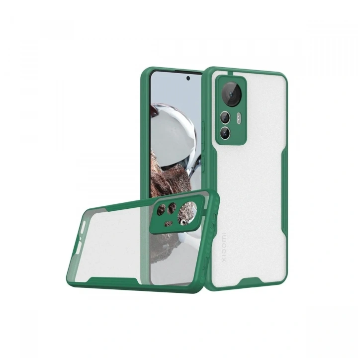 Mey İthalat®   Mi 12T Kılıf Platin Silikon - Yeşil