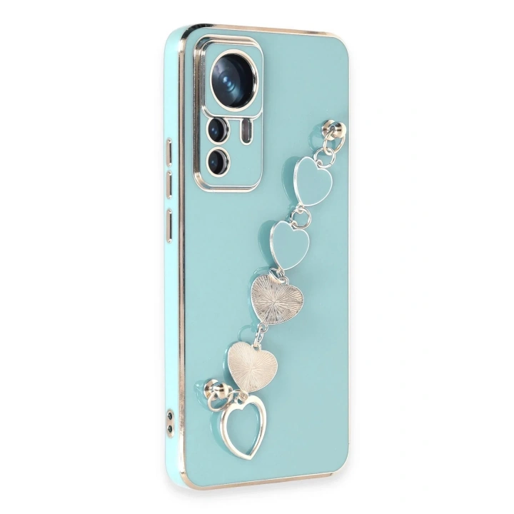 Mey İthalat®   Mi 12T Pro Kılıf Esila Silikon - Su Yeşili