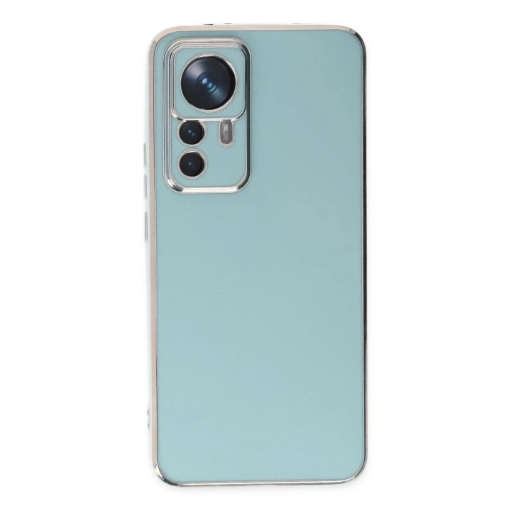 Mey İthalat®   Mi 12T Pro Kılıf Volet Silikon - Açık Yeşil