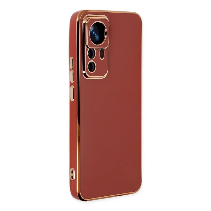 Mey İthalat®   Mi 12T Pro Kılıf Volet Silikon - Kırmızı