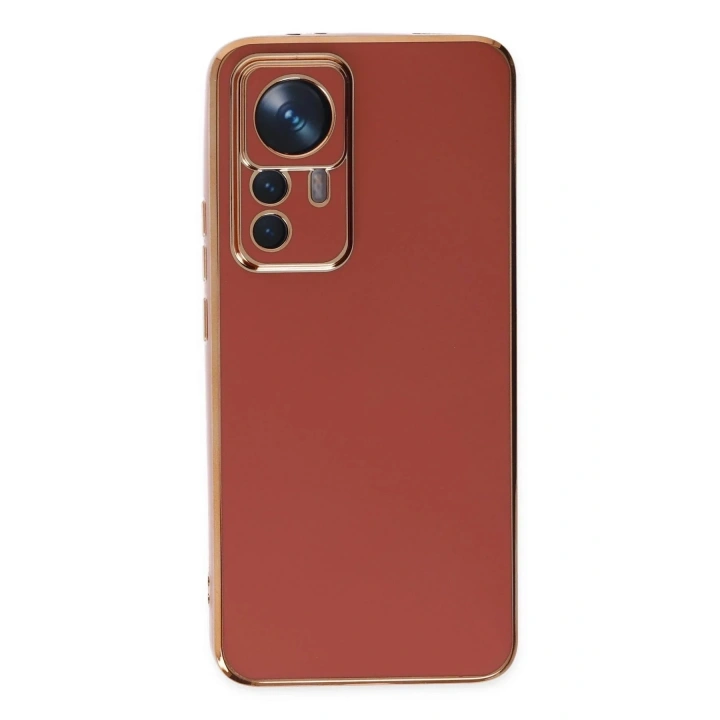 Mey İthalat®   Mi 12T Pro Kılıf Volet Silikon - Kırmızı